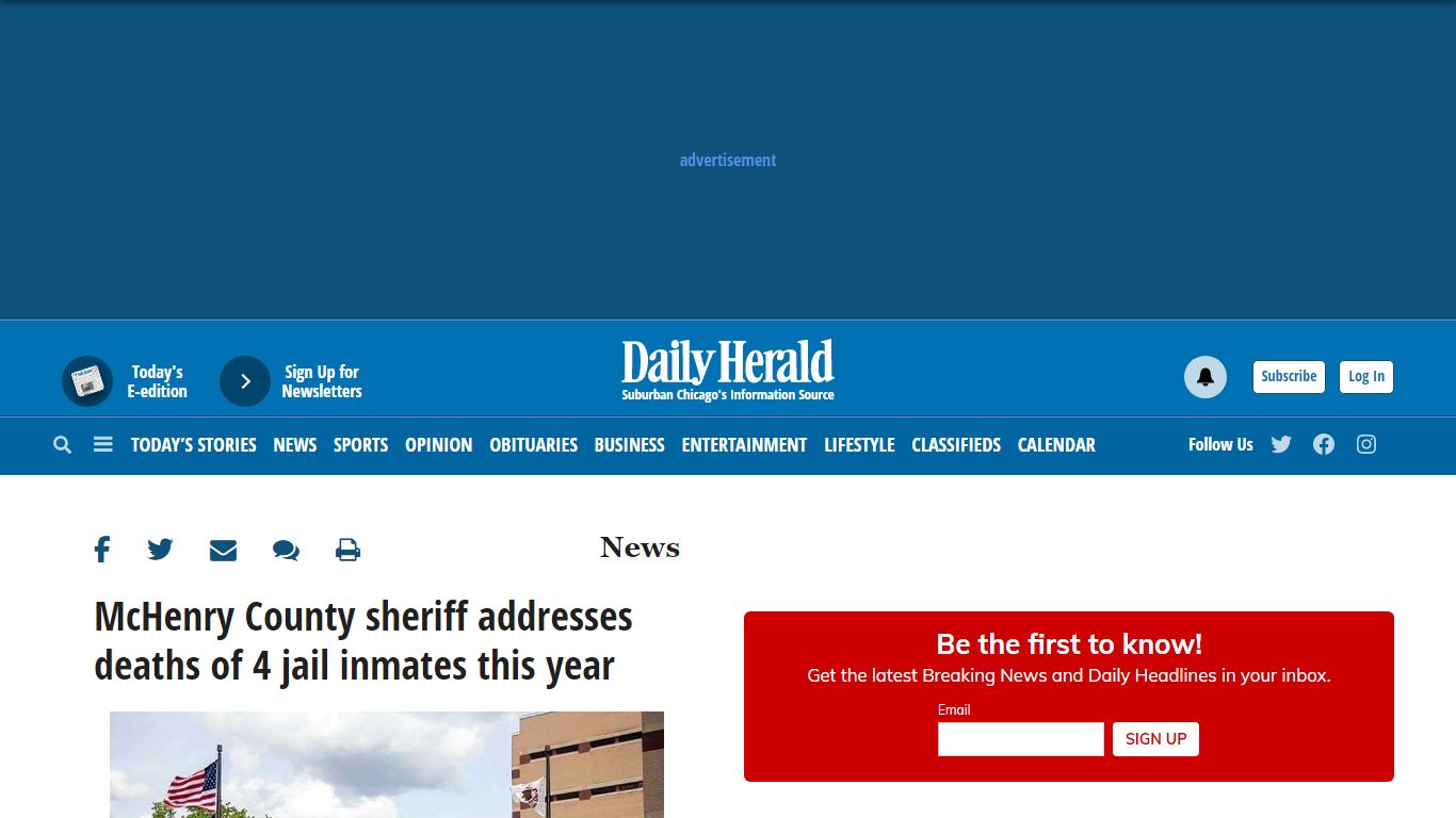 McHenry County sheriff addresses deaths of 4 jail inmates this year